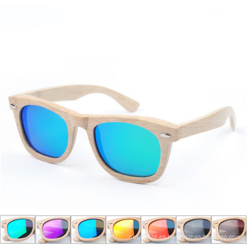 gafas de sol plegables de marca de madera